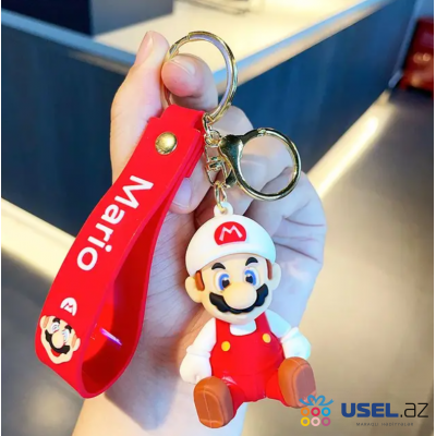 Silicone Keychain "Super Mario"